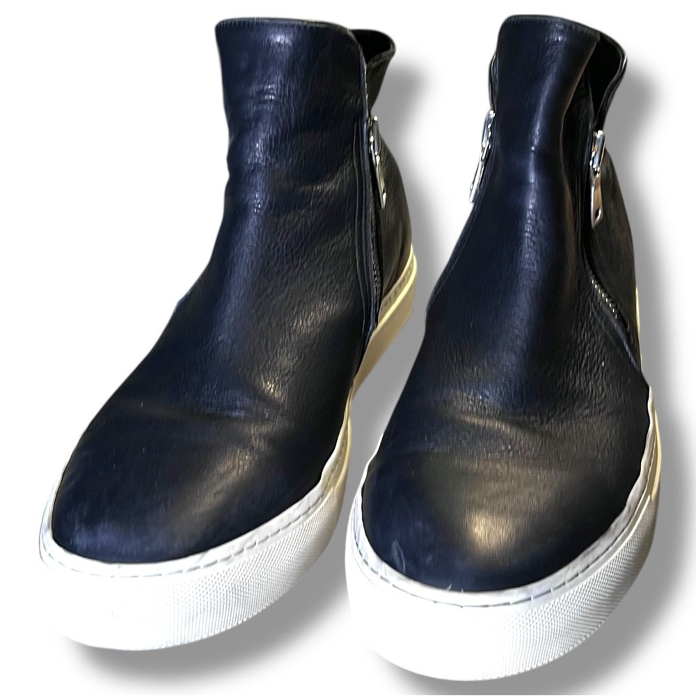 John Varvatos 315 Reed Wire Zip Sneaker Double‎ Zip Skate Shoe Rare